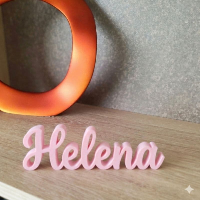 Letreiro decorativo - Nome Personalizado - decoração Bebê, infantil para mesa ou estante