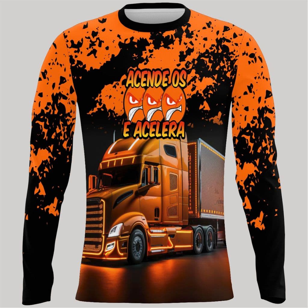 camiseta caminhoneiro é os guri caminhão gmi rota chofer