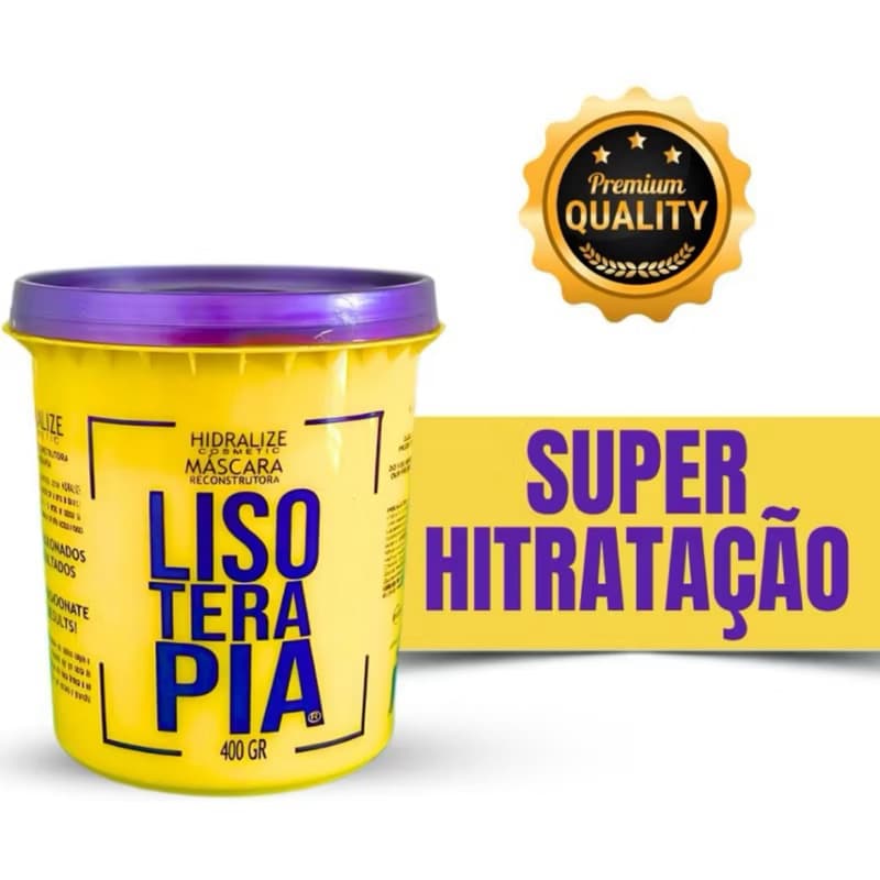 Mascara De Hidratacao E Fortalecimento Capilar Lisoterapia Hidralize 400g Reconstrucao Nutricao Crescimento dos Fios