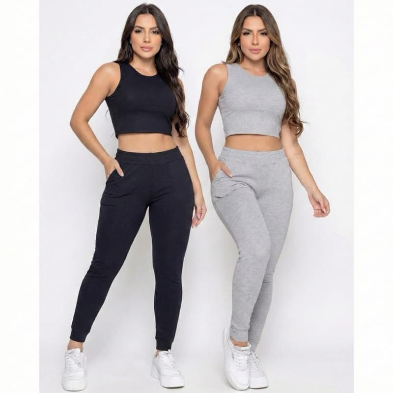 Kit 2 peças Calça de Ribana (cores sortidas)