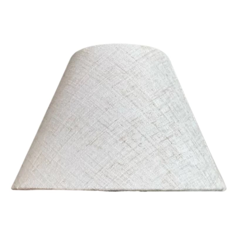 Cúpula Luminária Abajur Cone Tecido 10x30x19 Casa Decoração