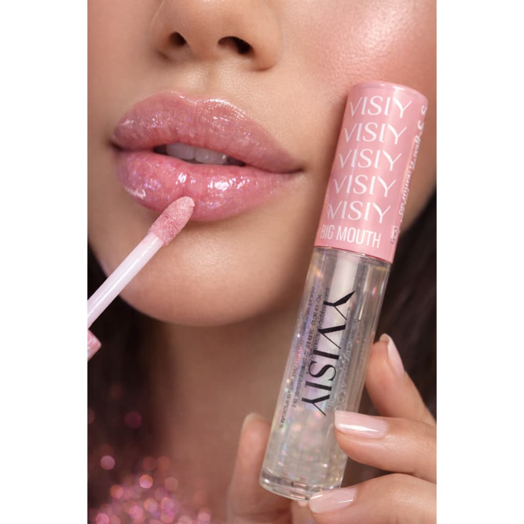 LIP GLOSS BIG MOUTH YVISIY AUMENTA O VOLUME E HIDRATA MAQUIAGEM FEMININO