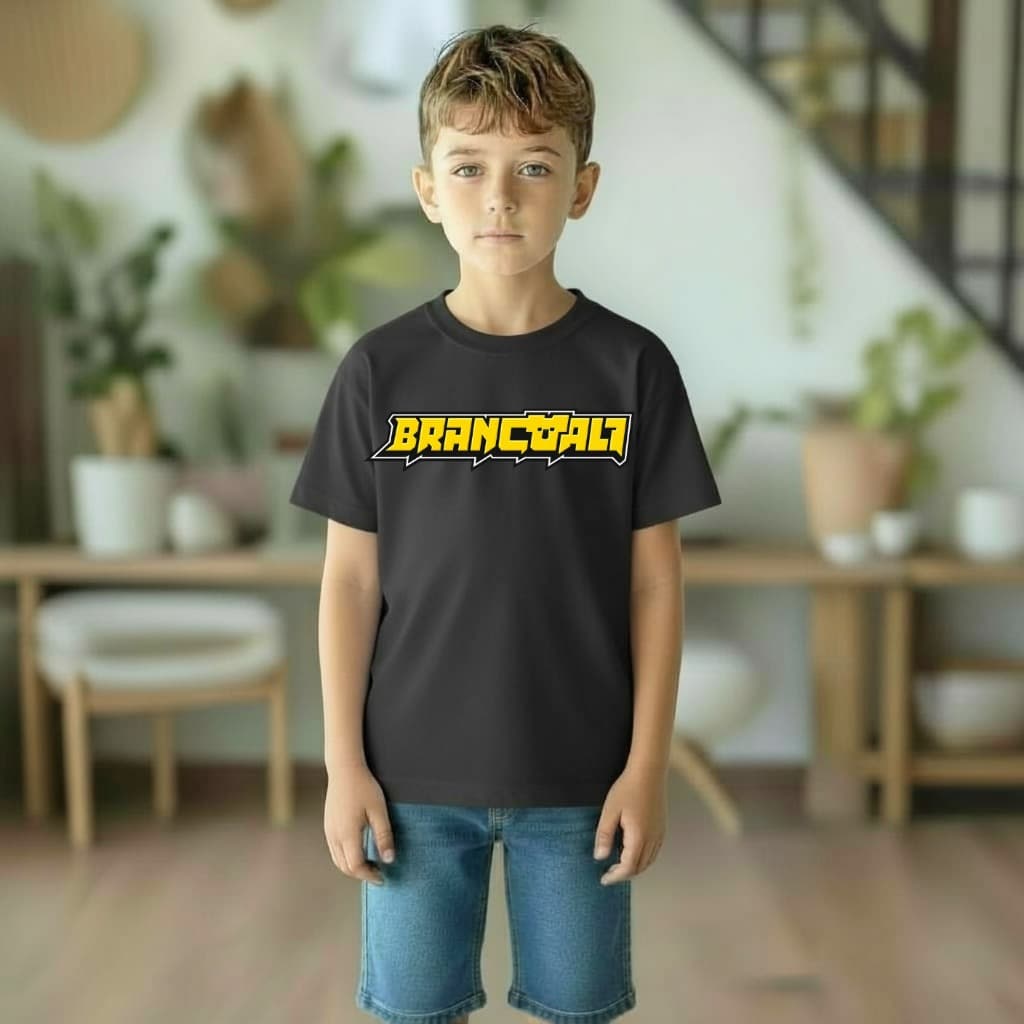 Camiseta Infantil Brancoala Estampada | Roupa Infantil Divertida, Leve e Confortável