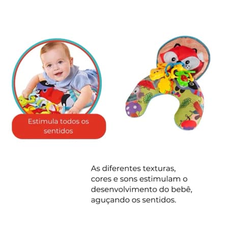 Almofadinha Conforto Com Acessórios Interativos  Adicionar aos favoritos