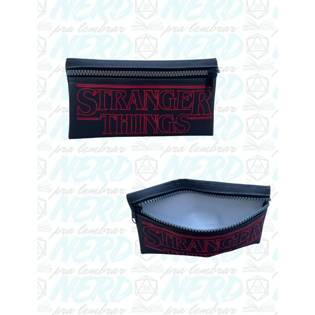 Estojo Simples Stranger Things | Nerd Pra Lembrar.