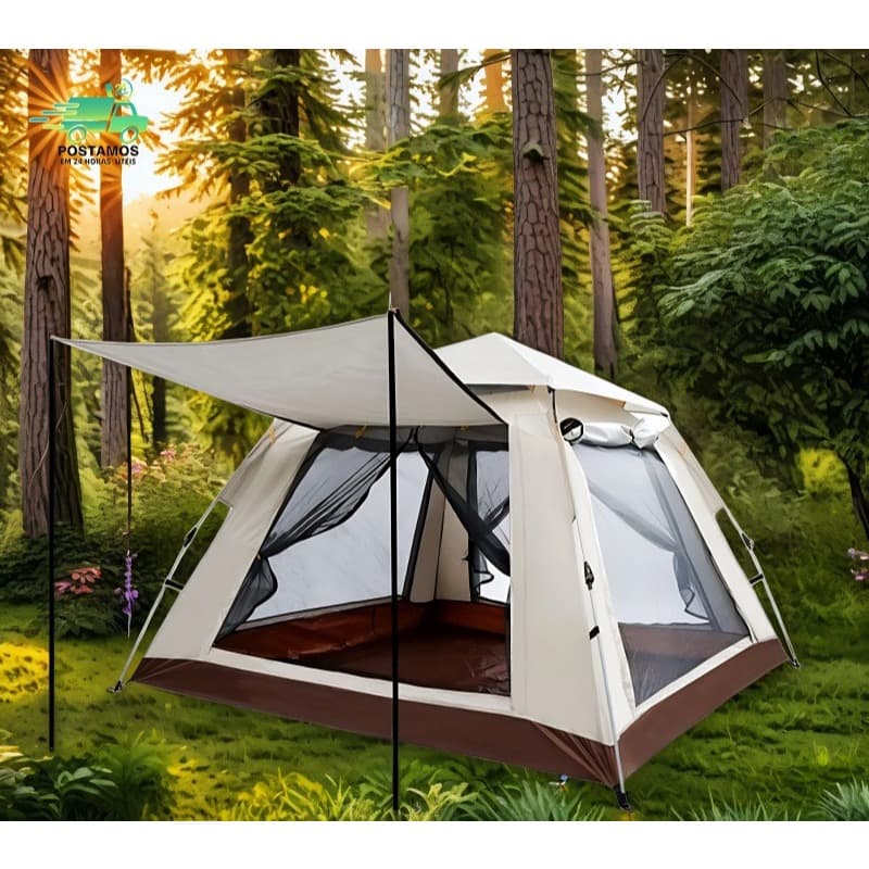 Barraca Camping  Auto-Armável  A Prova D'agua Barraca De Acampamento 4-5 Pessoas De Praia prático