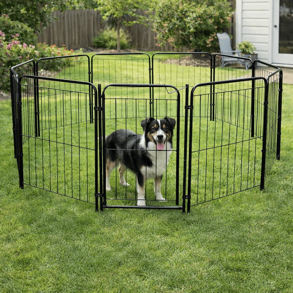Cercado Pet com Portão 82cm • 1 a 10 Módulos • Grade de Segurança para Cachorro e Crianças
