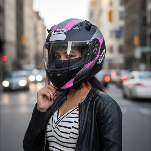 Chifrinhos aspas para capacete de moto