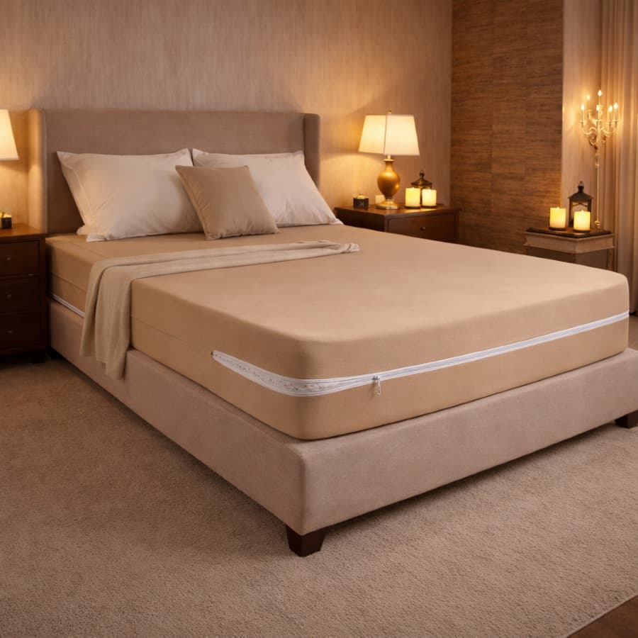Capa de Colchao King Com Ziper Protetora Cama Box e Normal Higienico Durabilidade