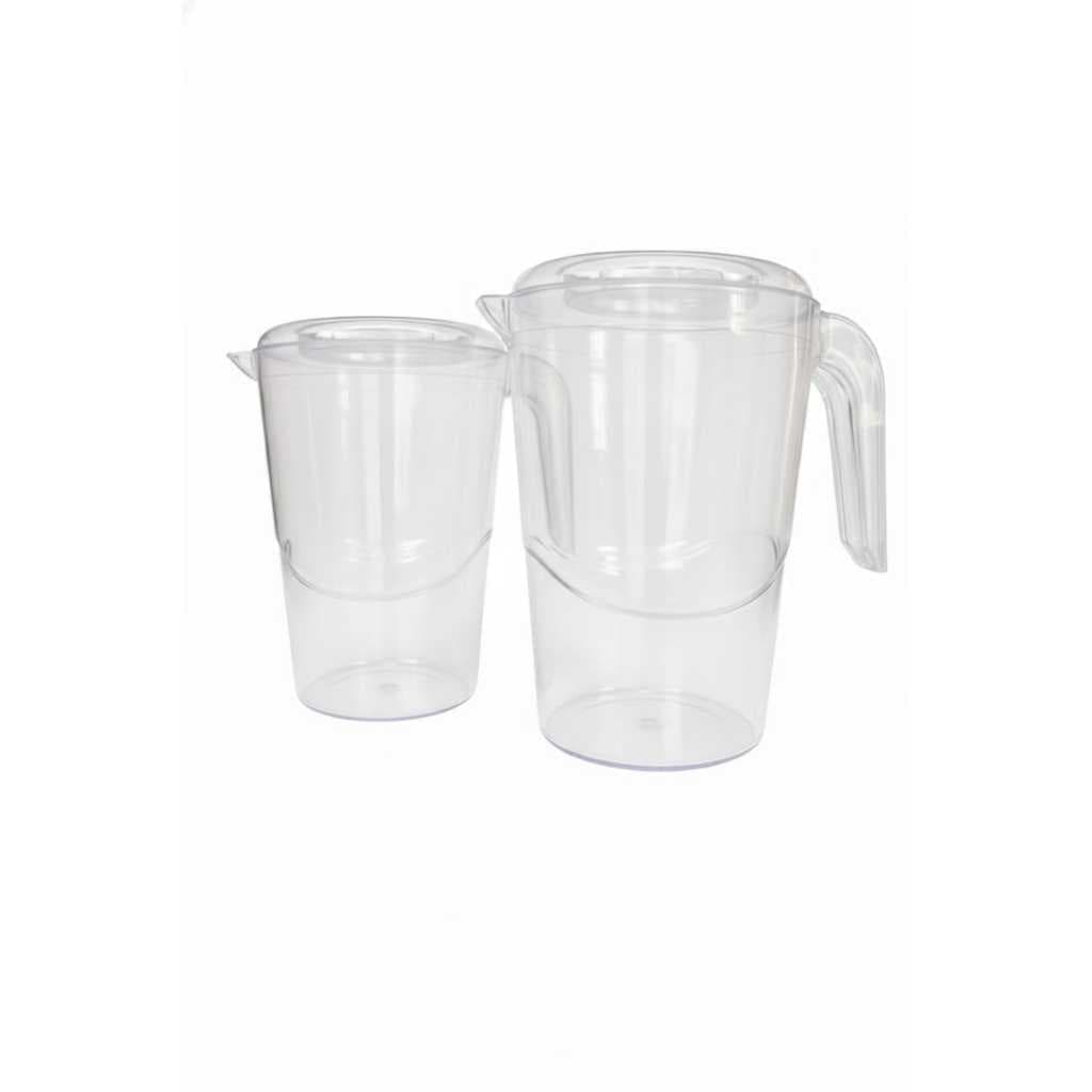 Jarra Plástico Transparente 2 Litros Suco Água Tampa
