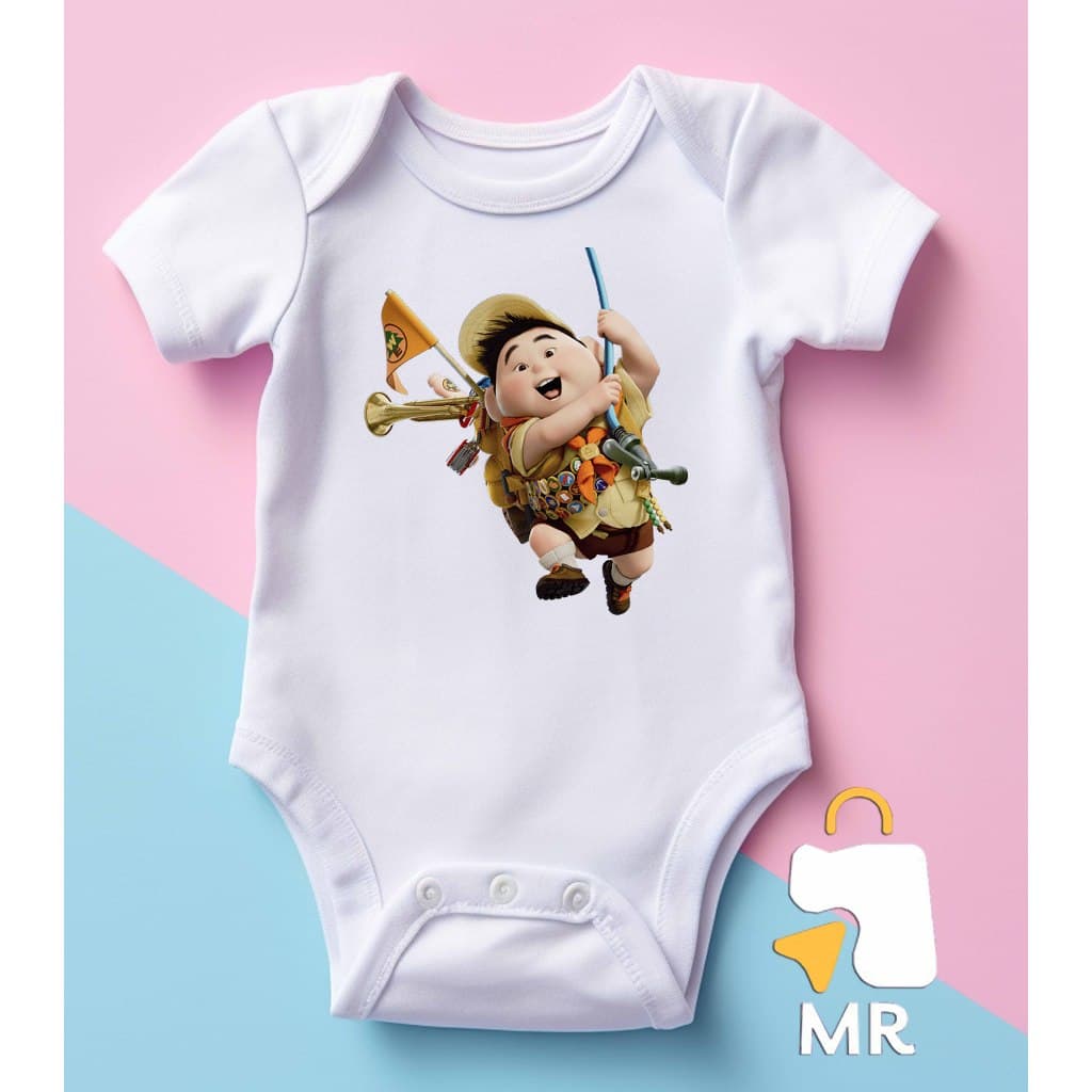Body infantil UP - ALTAS AVENTURAS | Roupinha Criativa para Bebê