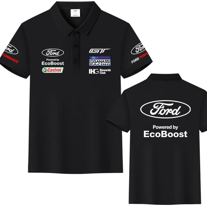 Camisa Polo Corrida Ford GT Le Masculino em Algodão