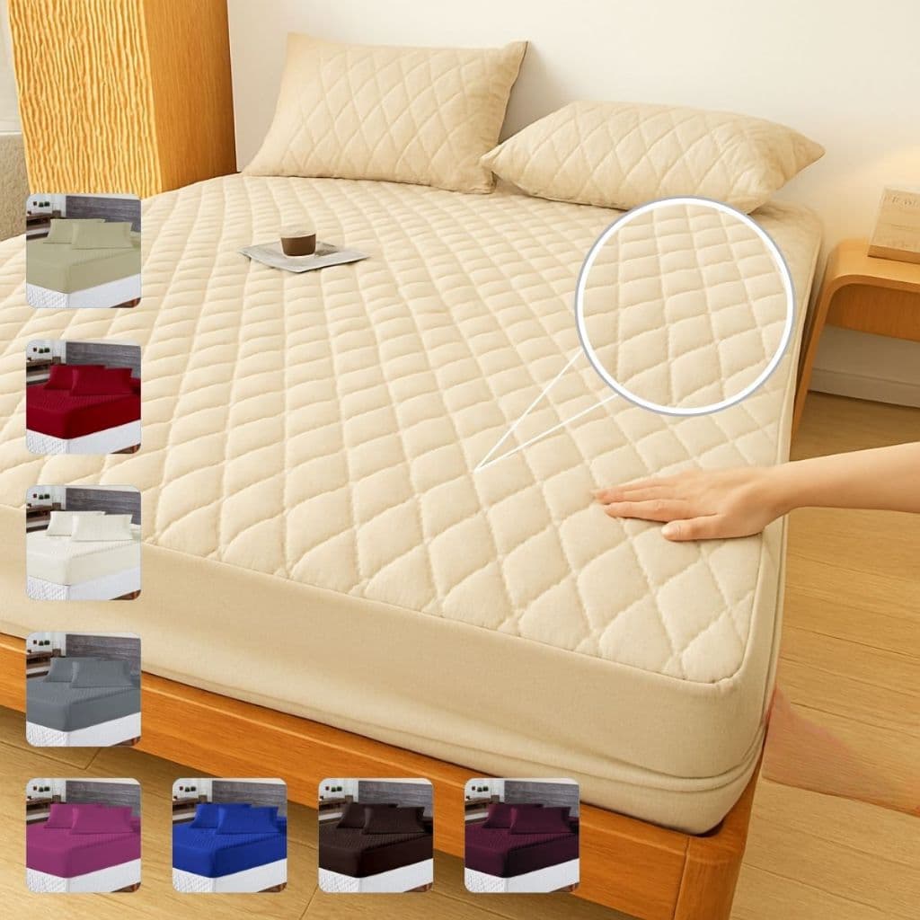 Capa Protetor de Colchão Impermeável Matelado Elástico Conforto Proteção Solteiro Casal Queen King