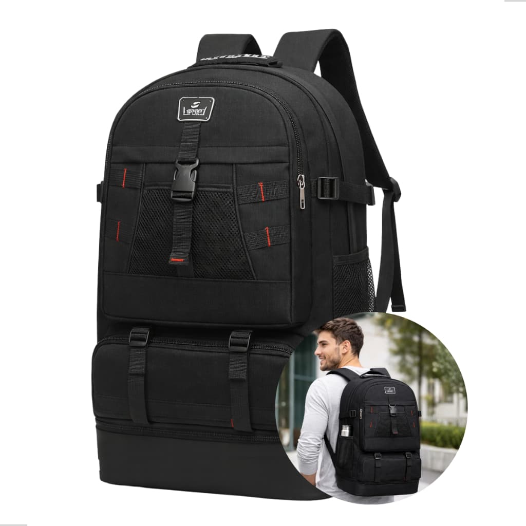 Mochila Tática 60 Litros Reforçada Resistente Masculina Grande Camping Cargueira Pronta Entrega