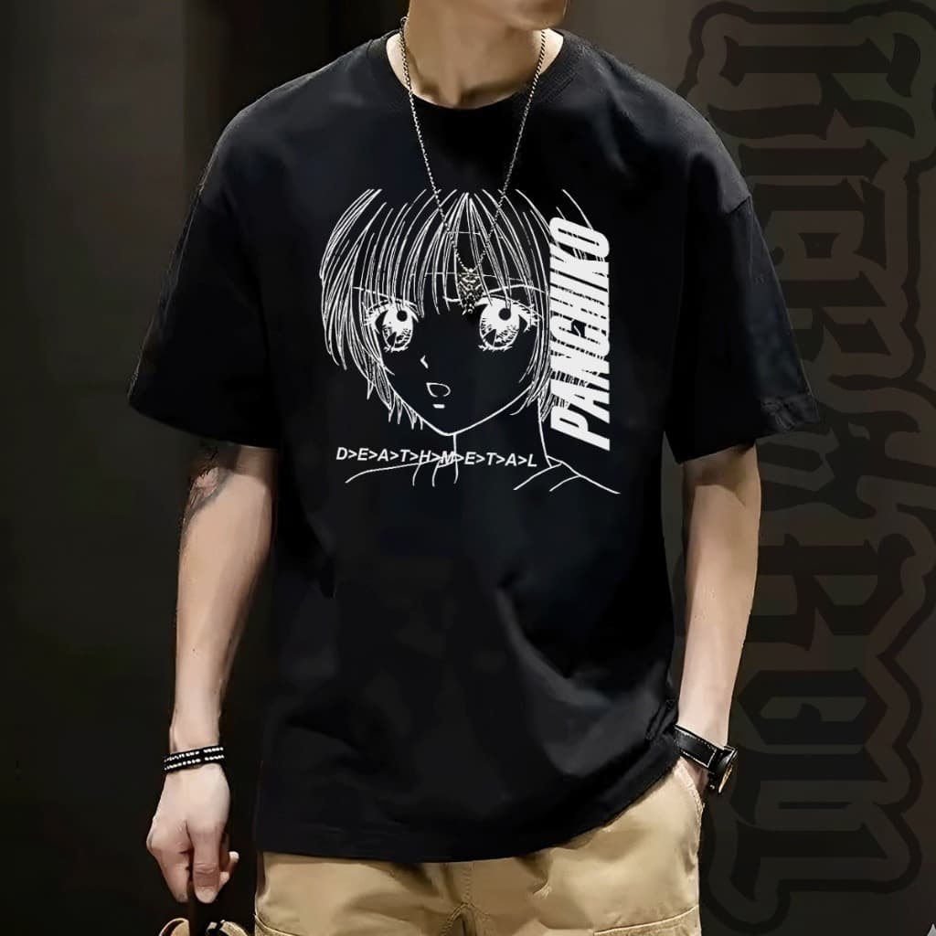 Camiseta Rock Panchiko Death Metal T-Shirt Unissex 100% Algodão