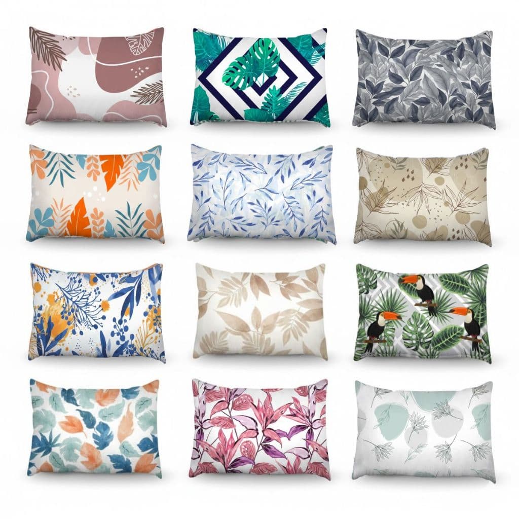 Kit Fronhas Travesseiro Estampadas 50 x 70 Confortável Micropercal