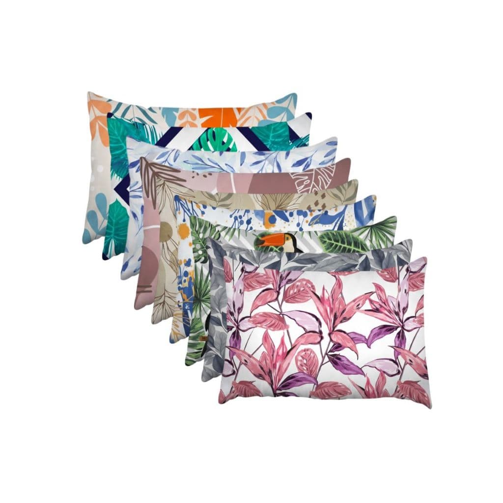 Fronhas Travesseiro Estampadas 50 x 70 Confortável Micropercal