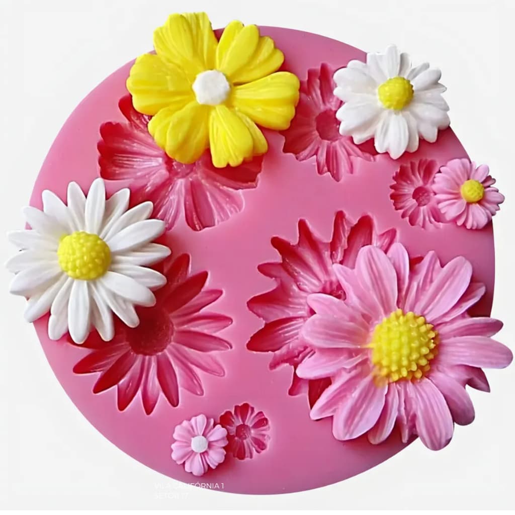 Molde De Silicone Margarida F 332