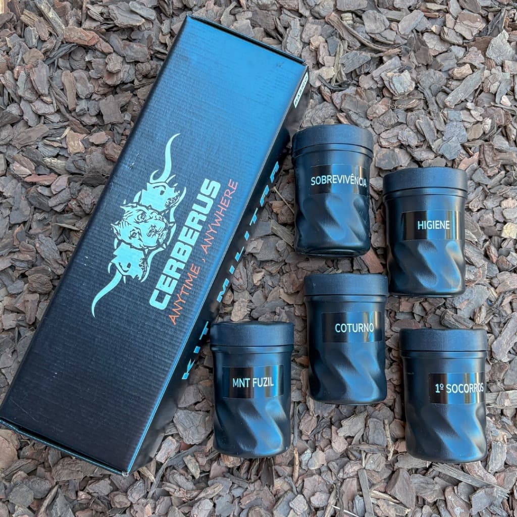 Kit de Campo Básico Sobrevivência Cerberus