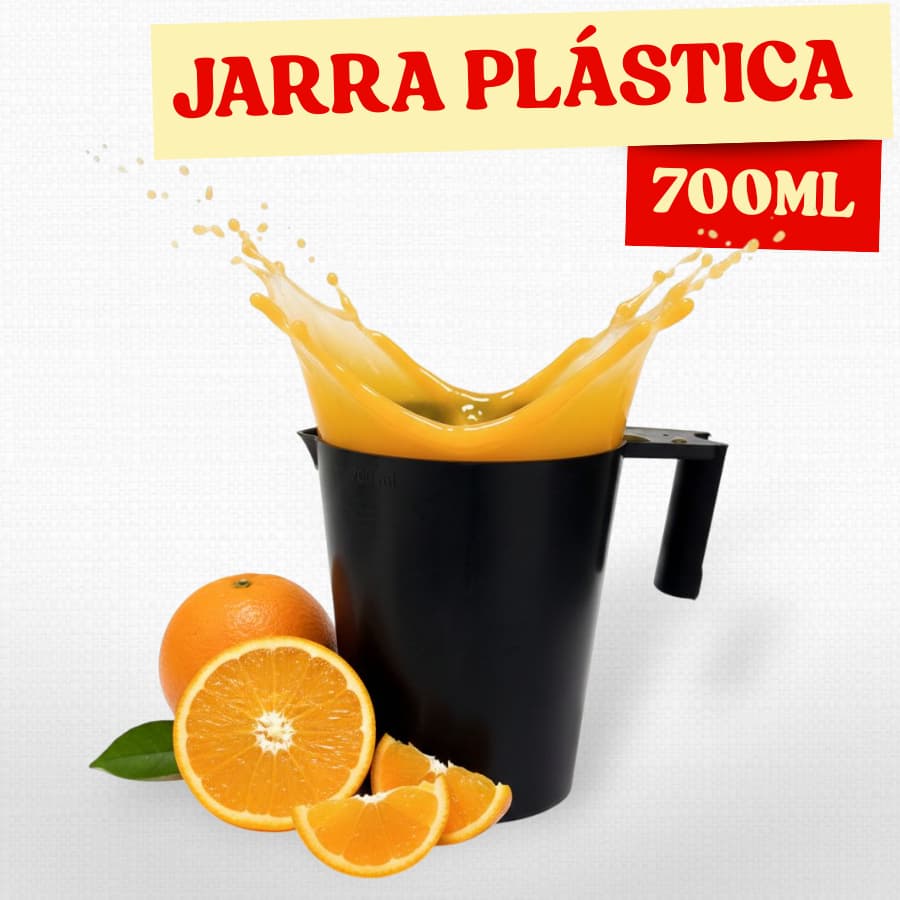 Jarra de plástico 700ml PRATICA LEVE E VERSATIL