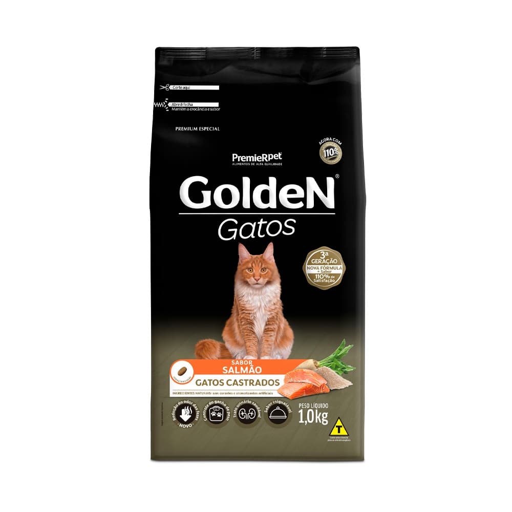 Golden Gatos Castrados Salmão