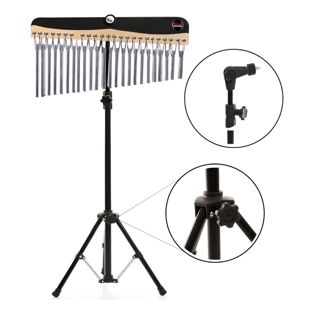 Carrilhão 48 Notas Com Pedestal Preto | Profissional | (pr)