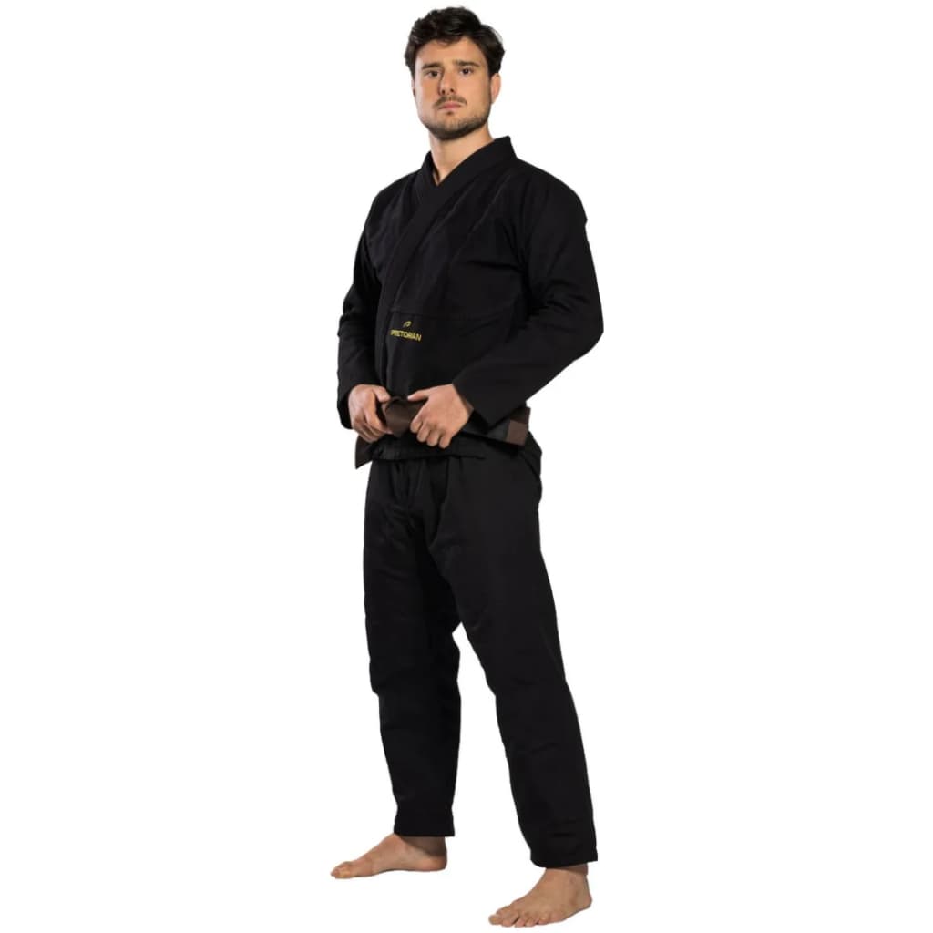 KIMONO JIU JITSU ADULTO PROFISSIONAL FIRST PRETO PRETORIAN