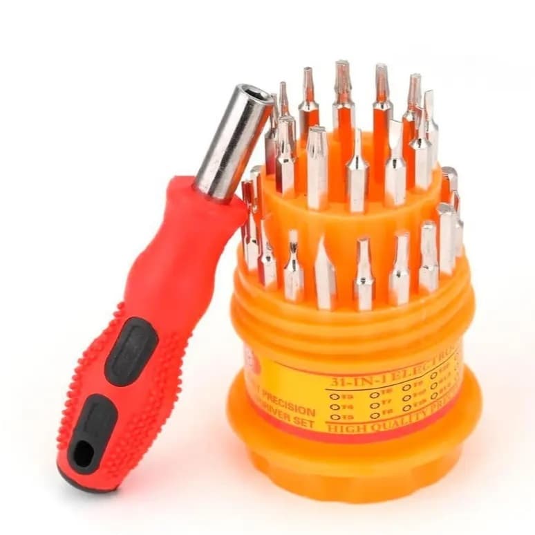 Kit Jogo Ferramenta 31 Peças Chaves Alen Torx Fenda Philips