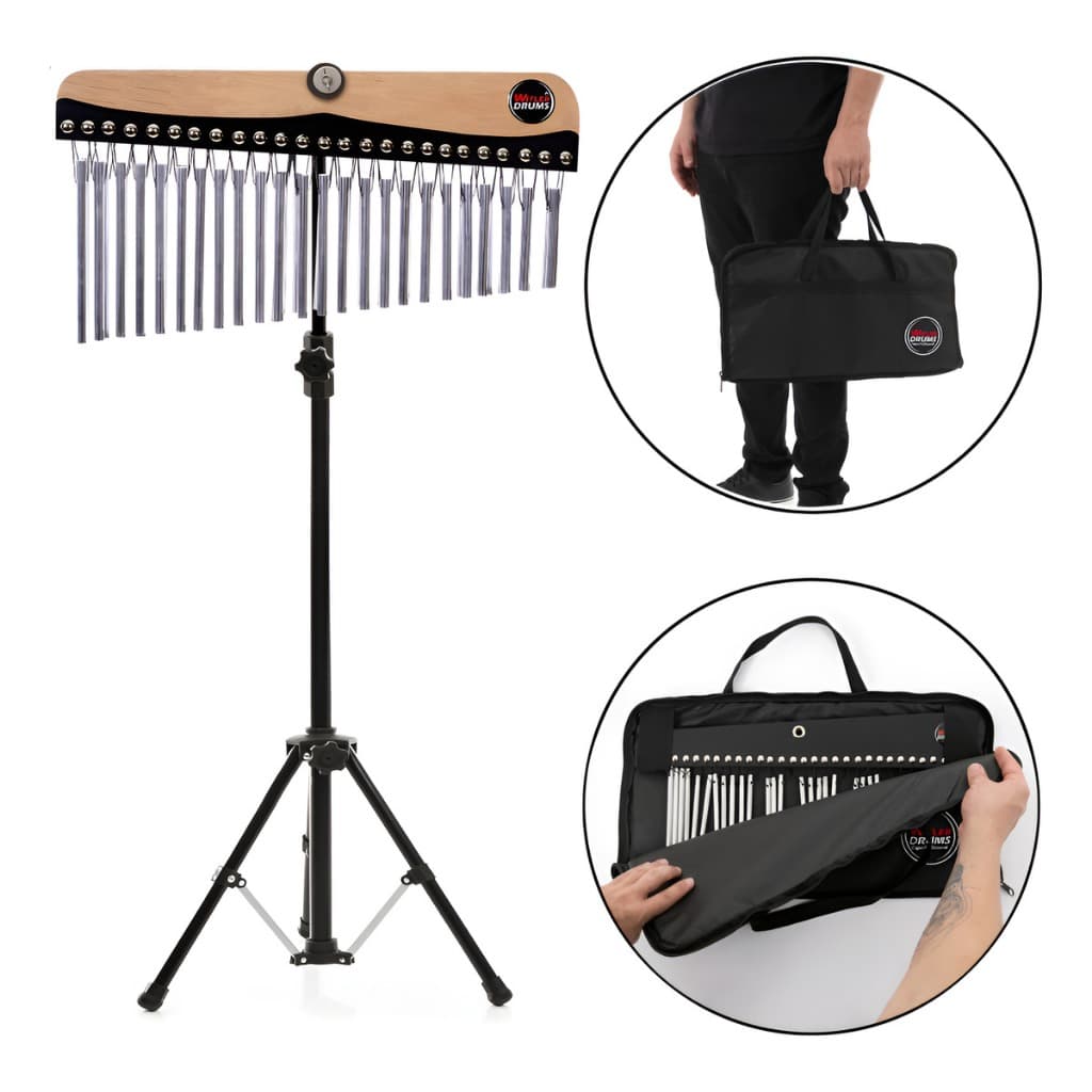 Carrilhão 48 Notas | Capa Bag Case Pedestal Natural (pr-bg)