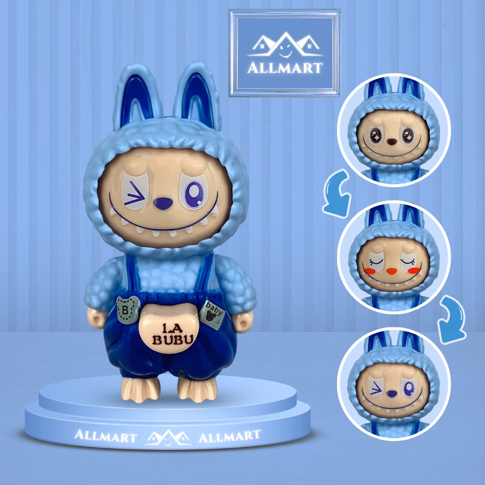 Chaveiro Monstros Kawaii com 3 Emoções | Rosto Giratório | Brinquedo Antiestresse Sensorial