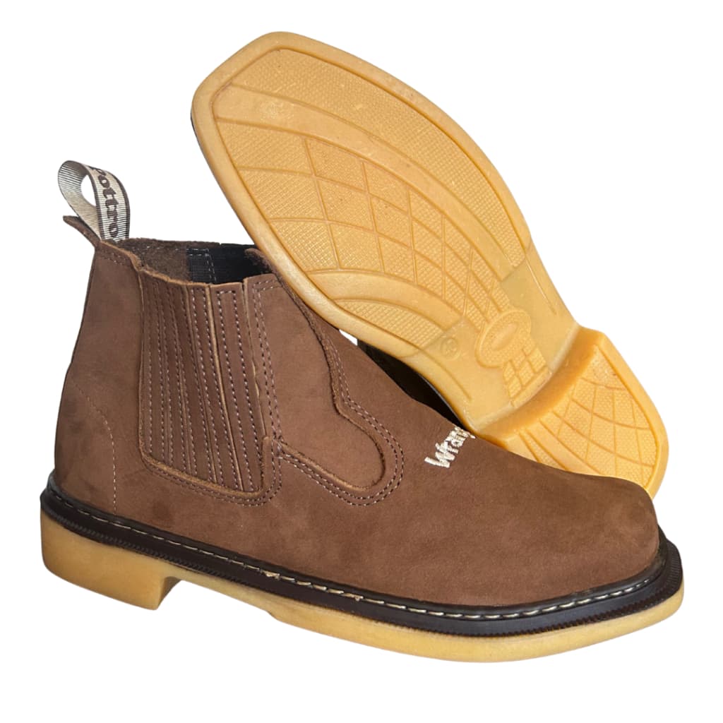 Botina Masculina Trabalho Couro Wrangler Latex Bota Country