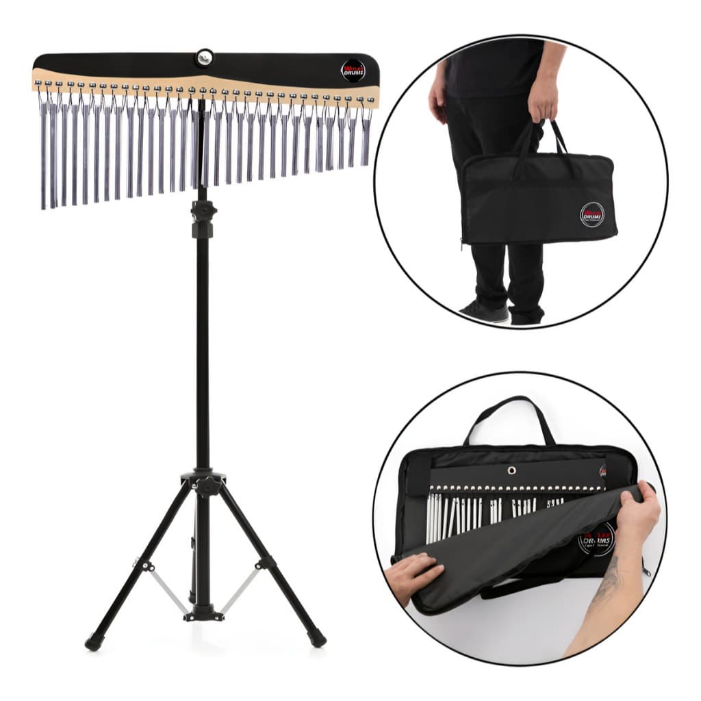 Carrilhão 60 Notas | Capa Bag Case | Pedestal Preto (pr-bg)