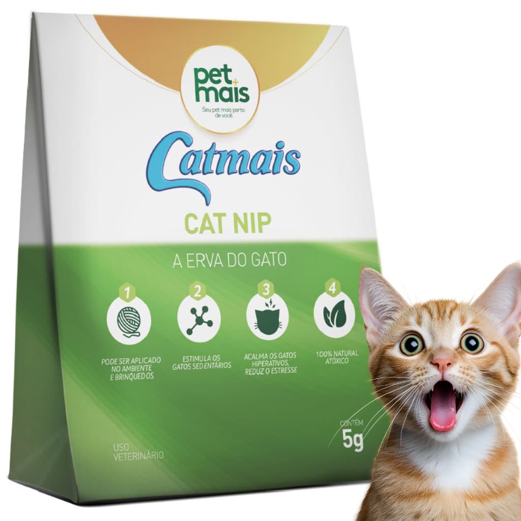 Erva do Gato Cat Mais Catnip 5gr Petmais