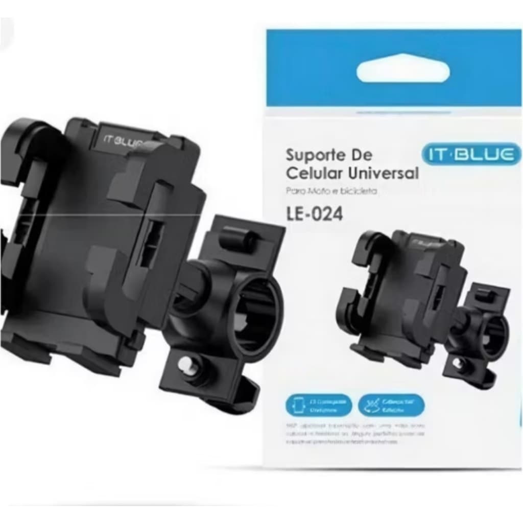 SUPORTE DE CELULAR PARA MOTO E BICICLETA IT BLUE LE-024
