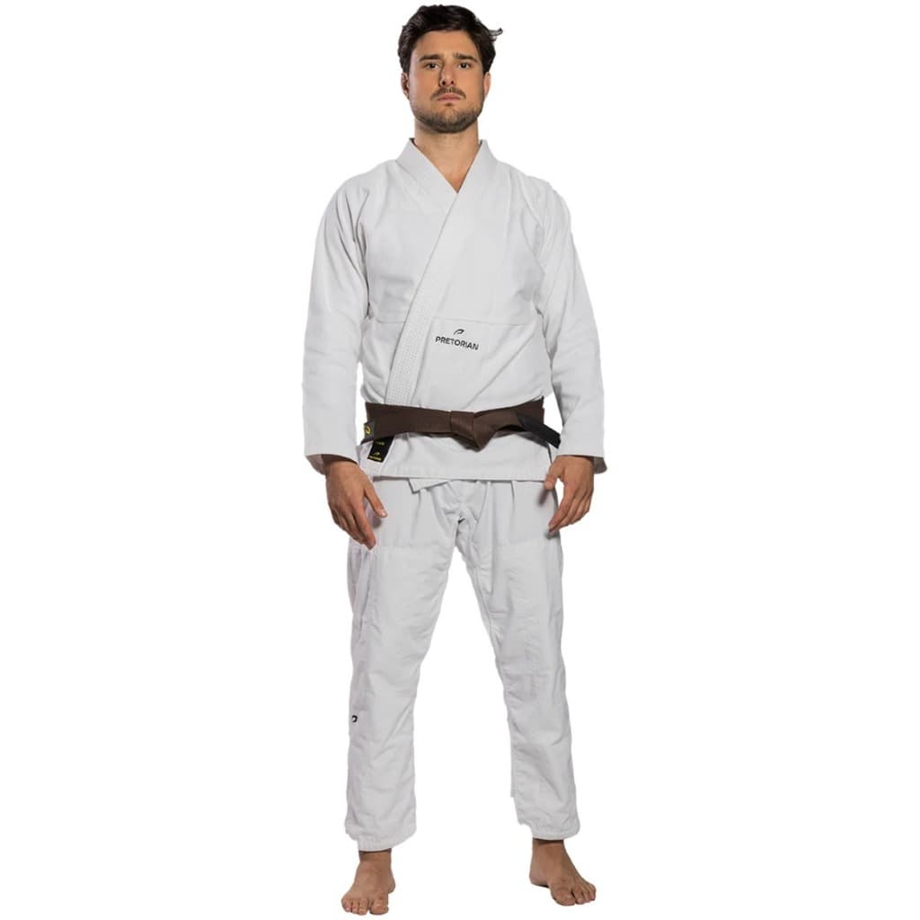 KIMONO JIU JITSU PROFISSIONAL ADULTO FIRST BRANCO PRETORIAN