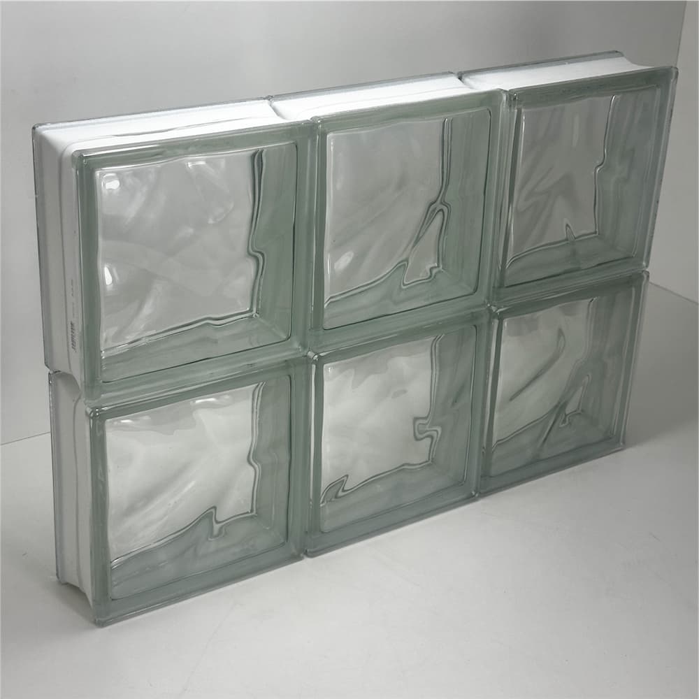 Blocos Tijolo de Vidro Inowar Transparente 19x19 Ondulado Compre de 1 a 12 Unidades