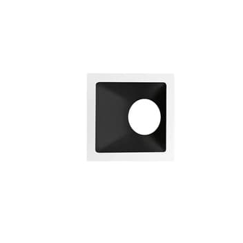 Embutido assimétrico c/moldura orientável para lâmpada 1xMR16 25º