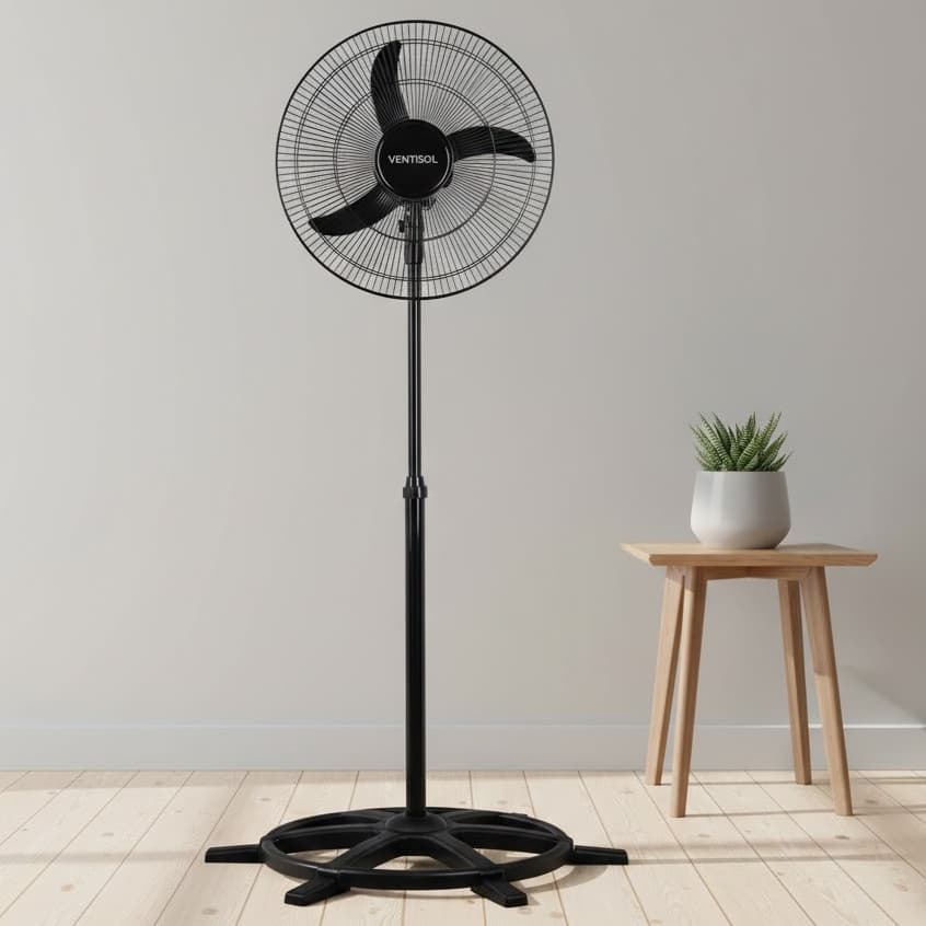VENTILADOR DE COLUNA VENTISOL NEW  50CM | PRETO | 127V | 3 VELOCIDADES