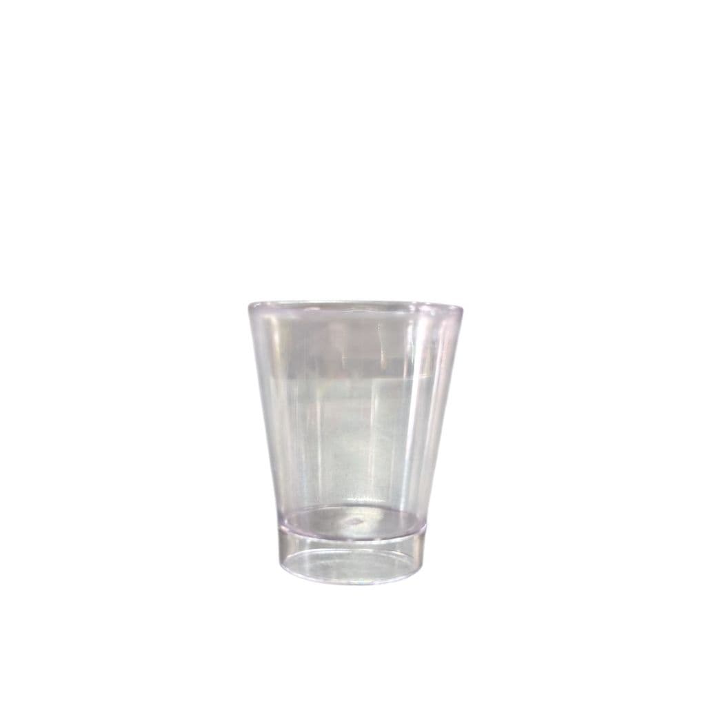 Kit 50 Copos Dose Cachaça Pinga Shot 50ml Acrílico Transparente Cristal