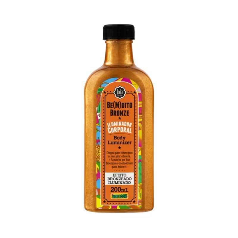 Iluminador Corporal Bemtido Bronze Lola 200mL - Bronzeado Instantâneo e Hidratação Profunda Perfume de Verão