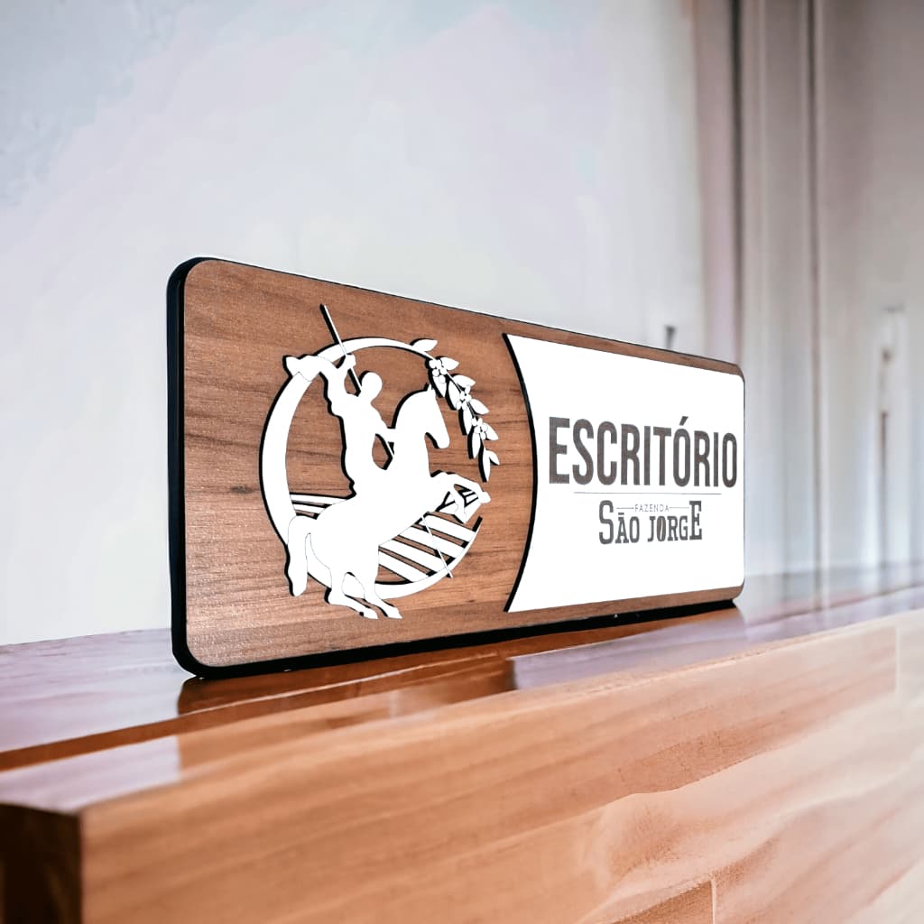 Placa De Sinalização - Personalizada | Linha Arco