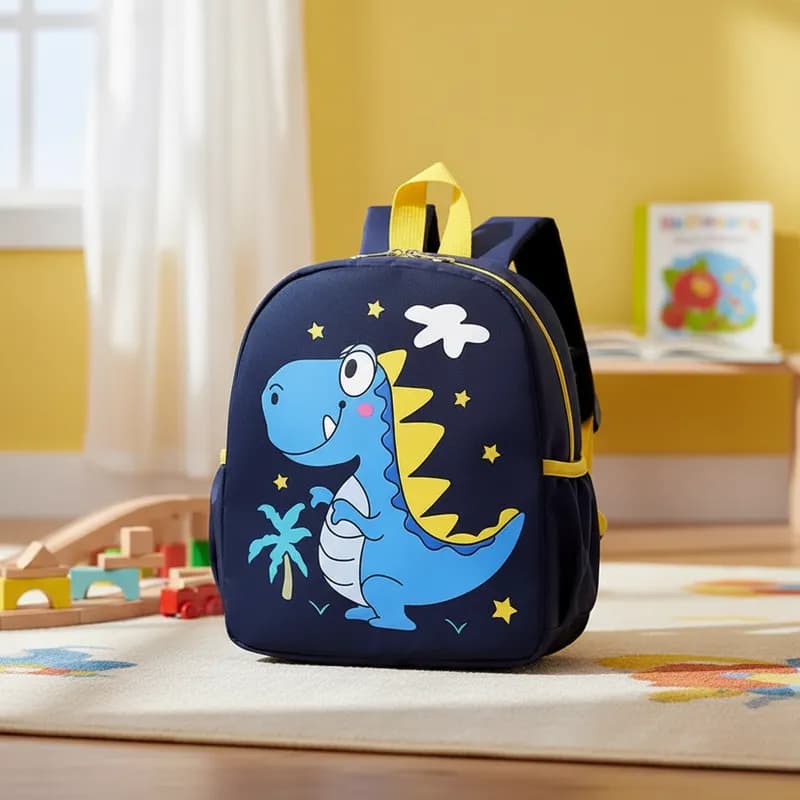 Mochila Média Infantil Desenhos Menino Menina Criança Nylon