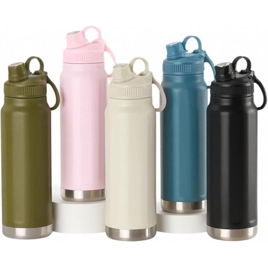 Garrafa Térmica Inox 800ml com Isolamento Térmico Prolongado | Mantém Bebidas Quentes e Frias