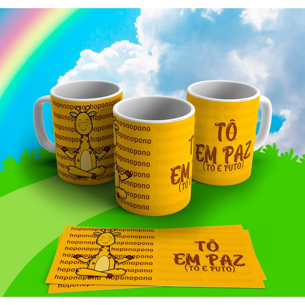 Caneca Bichos Humor Frases Divertidas