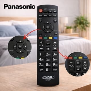 Controle remoto PANASONIC UNIVERSAL para SMART TV / HY-291