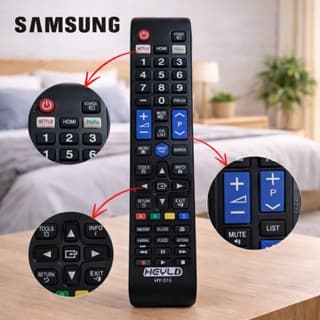 Controle remoto SAMSUNG para SMART TV / NETFLIX, HULU / HY-316