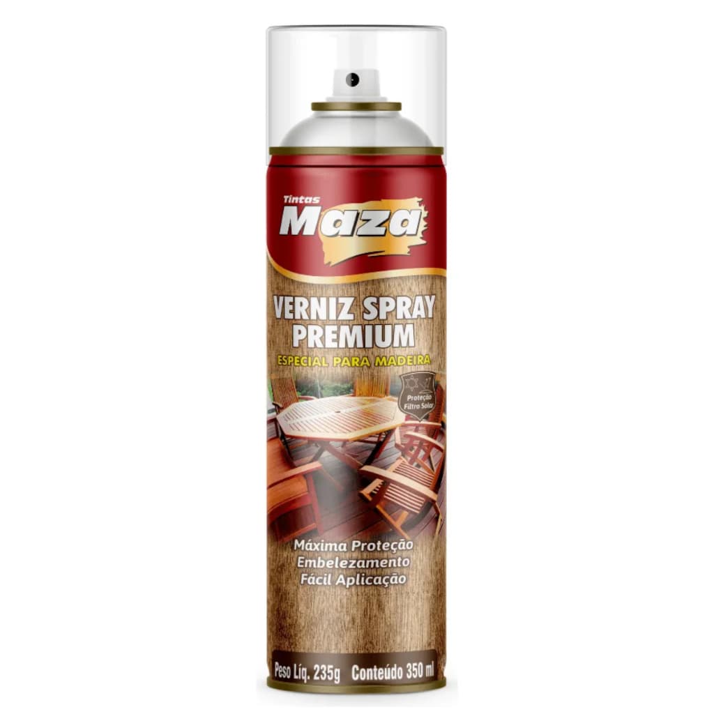 Spray Verniz Marítimo Brilhante Maza 235g