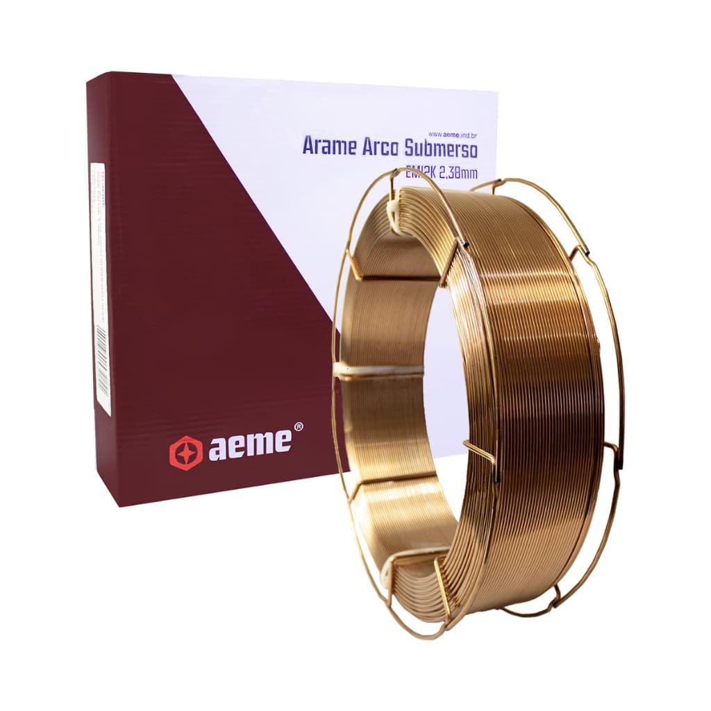 Arame para Solda Arco Submerso Aeme EM12K 2.38mm 25 Kg