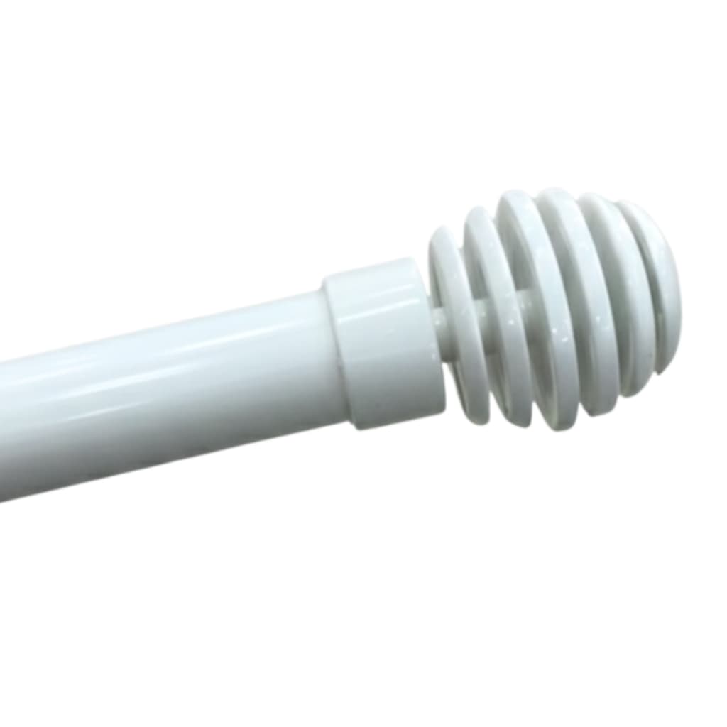 Ponteira Luxo Compatível Para Varão de Cortina 28mm e 19mm (Par)