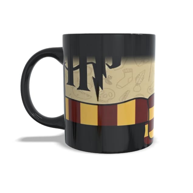 Caneca Mágica 325ml Harry Potter em Porcelana